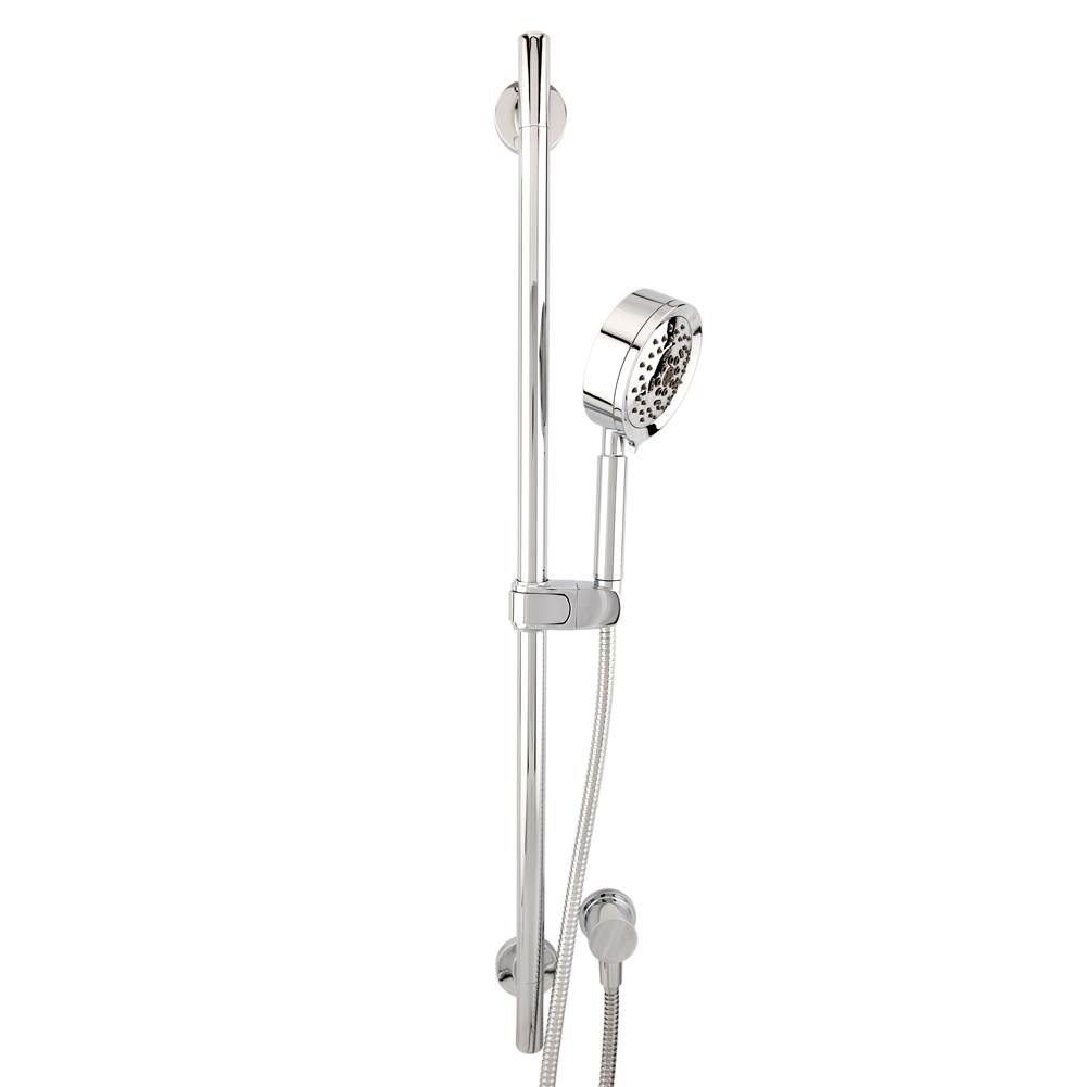 Danze D461728BN Versa 30 Slide Bar Assembly with Parma 5-Function Handshower 2.5 GPM Brushed Nickel 